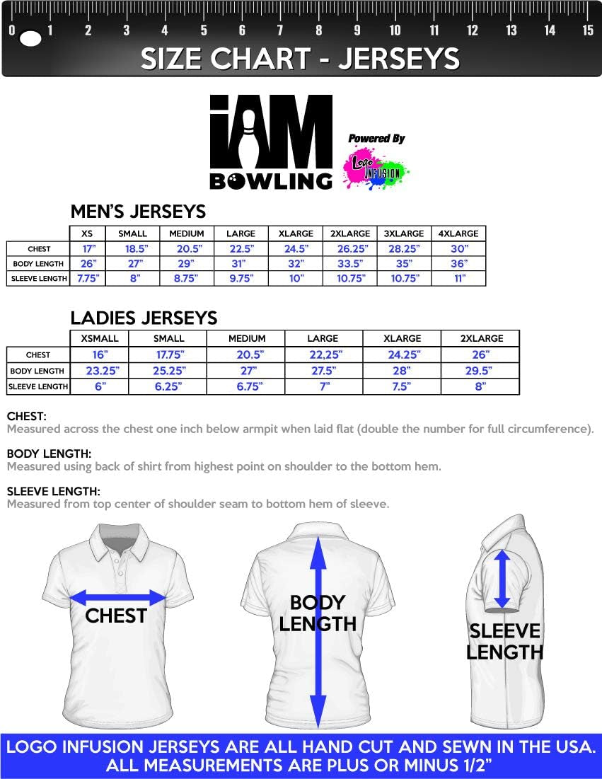 Dye-Sublimated Bowling Jersey (Sash Collar) - I AM Bowling Fun Design 2035-HM - Hammer