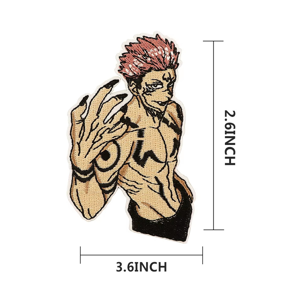 Patches for Clothing Anime Badges Embroidery Appliques Child Clothing Accessories