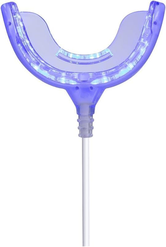Teeth Whitening Accelerator Light, 32X Blue LED Light Mouth Tray Teeth Whitening Enhancer Light Trays Connected with Iphone/Android/Usb for Home Use