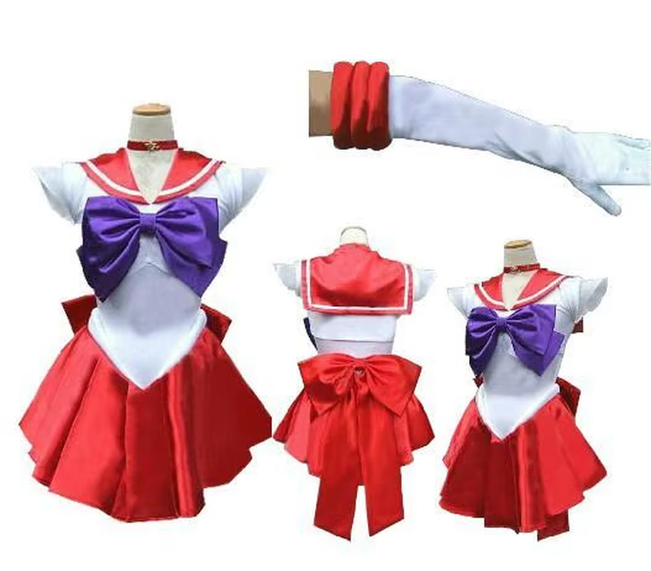Anime Sailor Uniform Cosplay Moon Costumes Anime Figure Dress Vestido Halloween Costumes for Women Suit Wig Loli Clothing Party