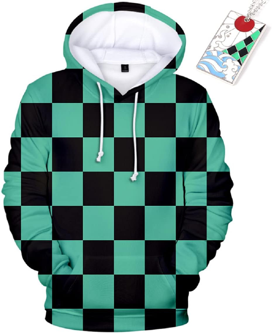 Japanese Anime Harajuku Unisex Hoodie Sweatshirt Pullover 3D Print Clothing Jacket Top (Style-01,Small,Small,)