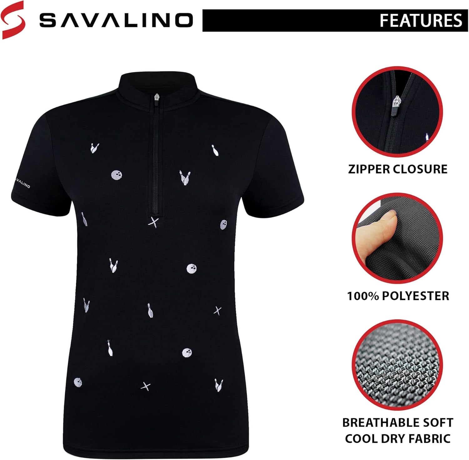 Women'S T-Shirts & Bowling Jersey - Athletic Shirts Women Tops, Short Sleeve Shirts for Women