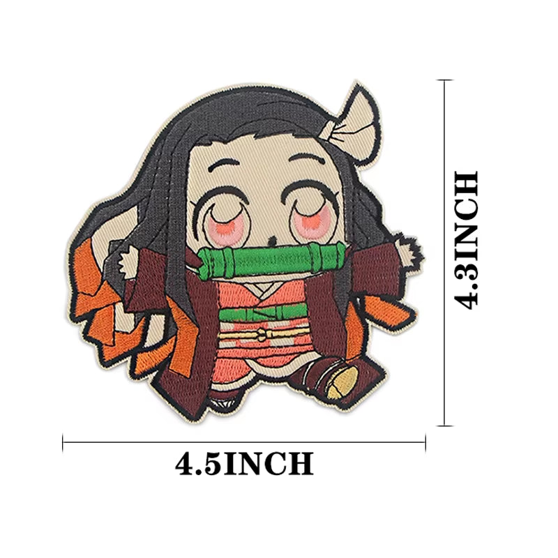 Patches for Clothing Anime Badges Embroidery Appliques Child Clothing Accessories