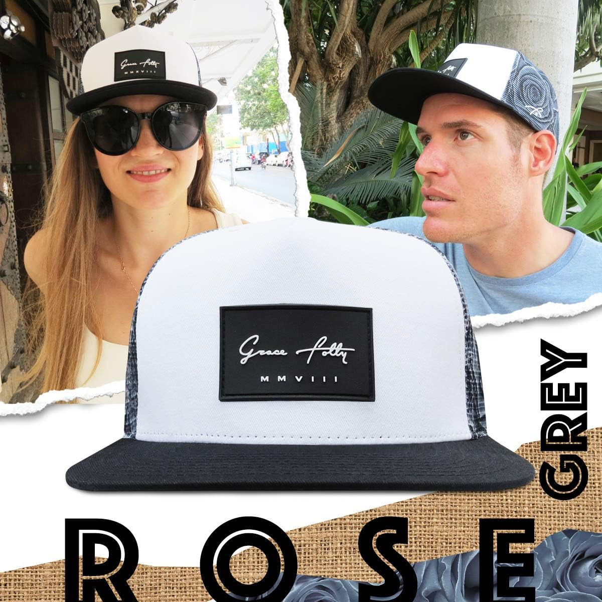 Trucker Hat for Men & Women. Snapback Mesh Caps