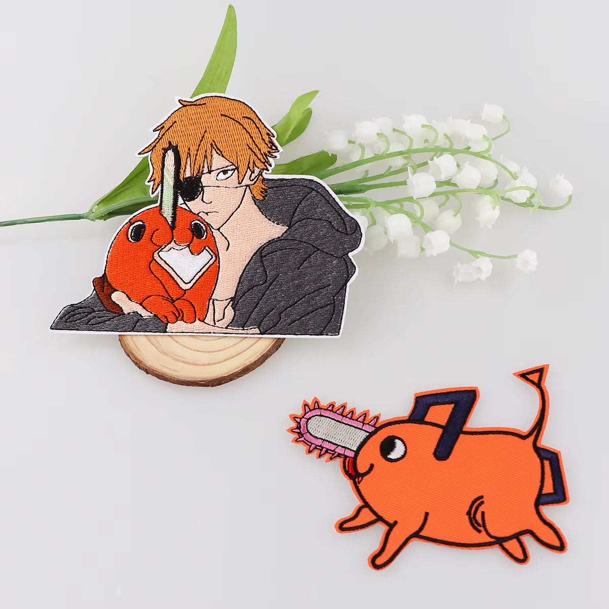 Patches for Clothing Anime Badges Embroidery Appliques Child Clothing Accessories