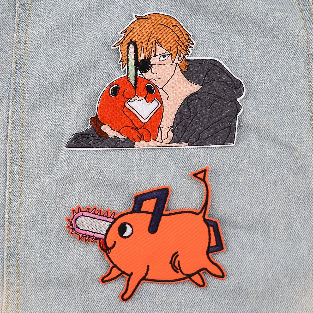 Patches for Clothing Anime Badges Embroidery Appliques Child Clothing Accessories
