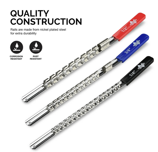 Socket Holder and Socket Organizer Tray for Toolboxes