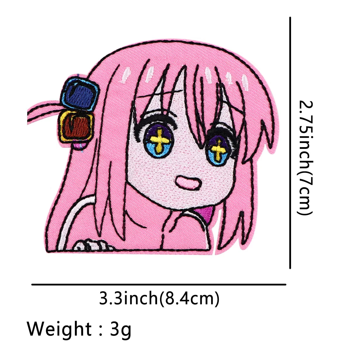 Patches for Clothing Anime Badges Embroidery Appliques Child Clothing Accessories