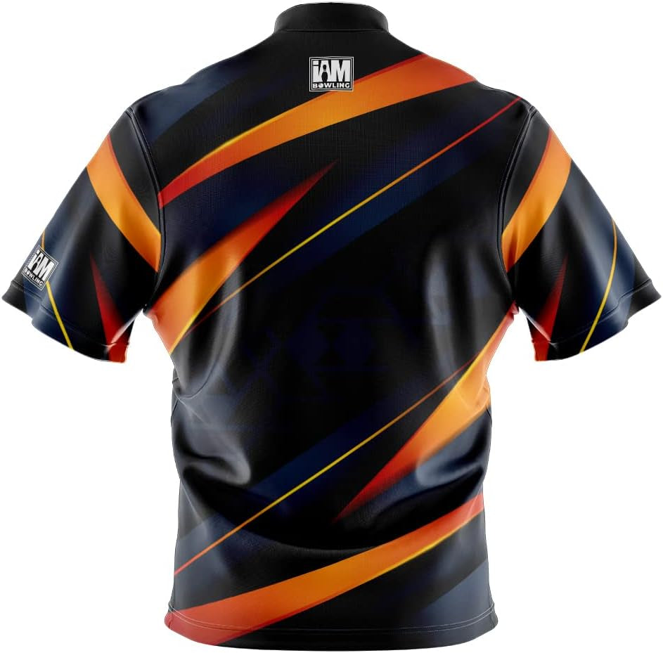 Dye-Sublimated Bowling Jersey (Sash Collar) - I AM Bowling Fun Design 2014-IAB