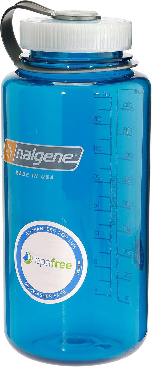 Wide Mouth Water Bottle, Spring Green, Tritan Material, Loop Top