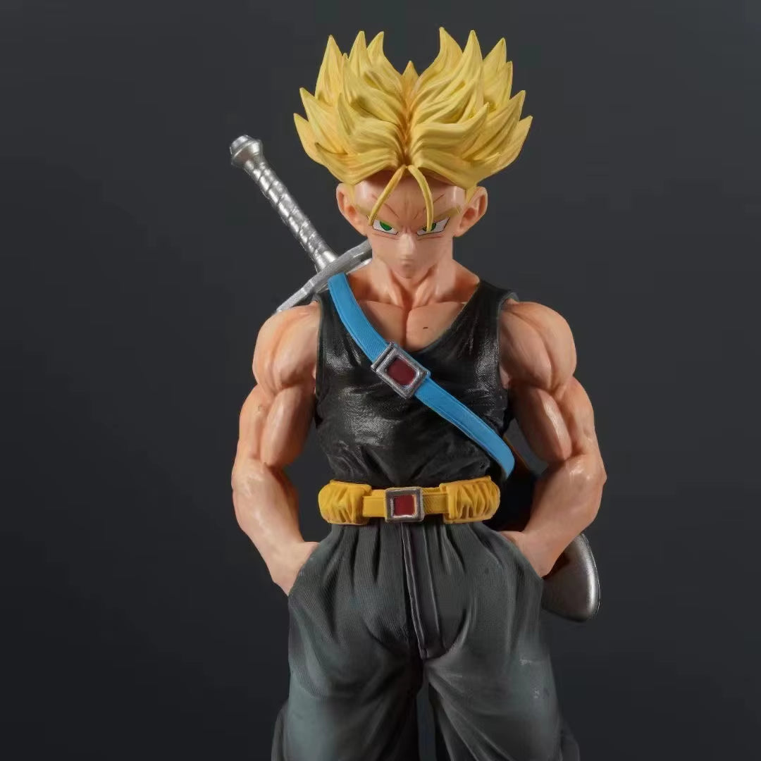 26Cm Dragon Ball Z Trunks Anime Figure Super Saiyan Trunks Figure Future Pvc Model Statue Doll Collection Decoration Toys Gift