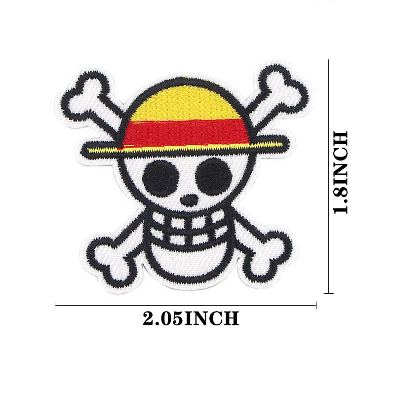 Patches for Clothing Anime Badges Embroidery Appliques Child Clothing Accessories