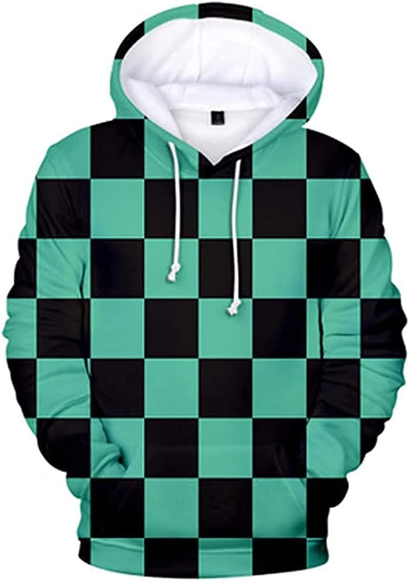 Japanese Anime Harajuku Unisex Hoodie Sweatshirt Pullover 3D Print Clothing Jacket Top (Style-01,Small,Small,)